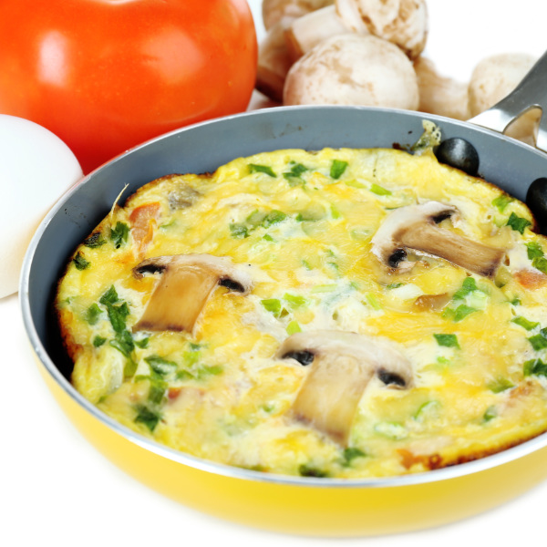 Pilz-Omelette