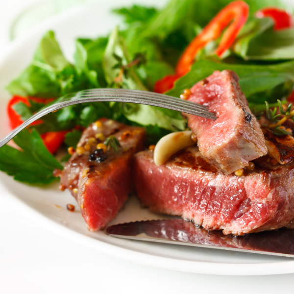 Steak-Salat