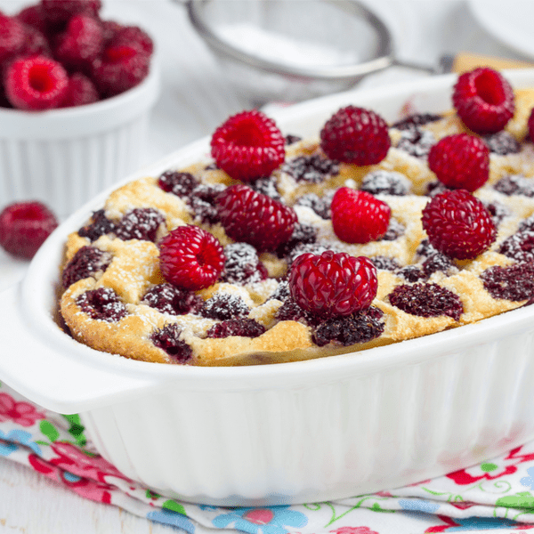 Low Carb-Himbeerkuchen