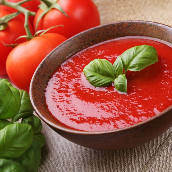Tomatensuppe mit Joghurt