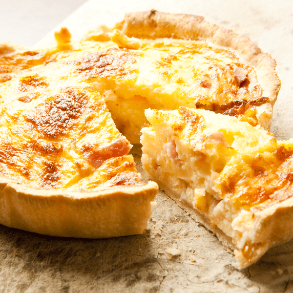 Quiche in Blätterteigkruste