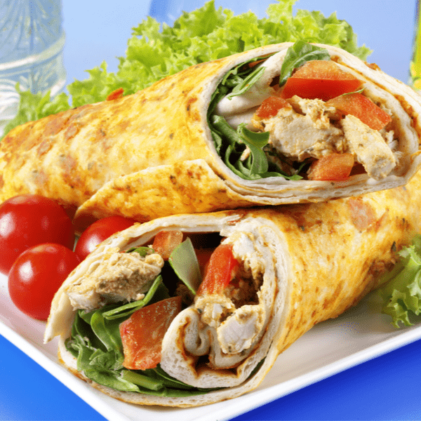 Low Carb-Chicken Wraps