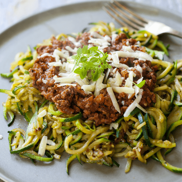 Zoodles Bolognese