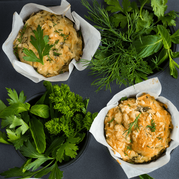 Zucchini-Käsemuffins