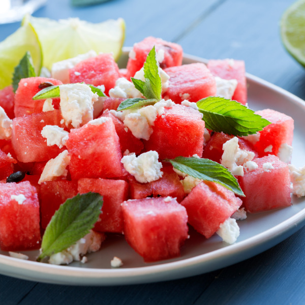 Wassermelonen-Feta Salat