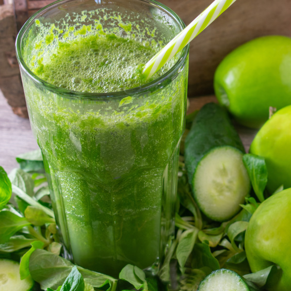 Feldsalat-Apfel-Smoothie