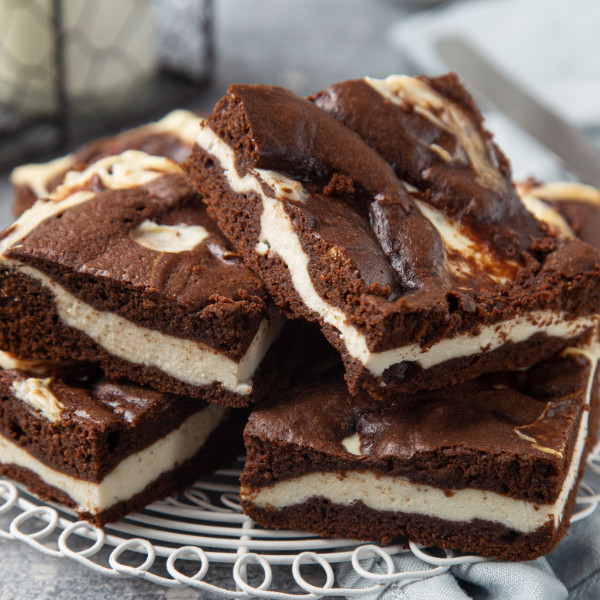 Milchcreme Brownies