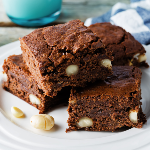 Macadamia Chocolate Brownies